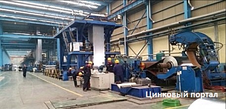 линия непрерывного комбинированного покрытия